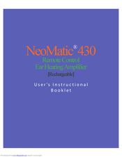 NeoMatic 430 User Instructions