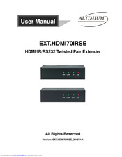 Altimium EXT.HDMI70IRSER User Manual