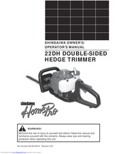 Shindaiwa HomePro 22DH series Operator's Manual