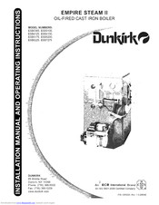 Dunkirk ESB4125 Installation Manual And Operating Instructions