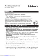 Webasto Air Top Series Operating Instructions Manual