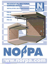 Norpa PRN-45 Installation, Use & Maintenance Manual