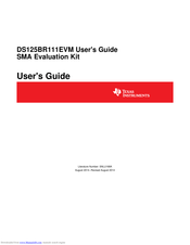 Texas Instruments DS125BR111EVM User Manual