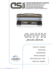 Hapro Onyx Pro-Line Owner's Manual