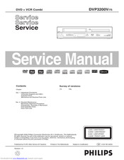 Philips DVP3200V/75 Service Manual