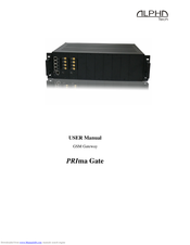 Alpha Technologies PRIma Gate User Manual