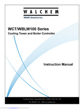 Walchem WBLW100 Series Instruction Manual