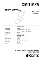 Sony CMD-MZ5 Service Manual