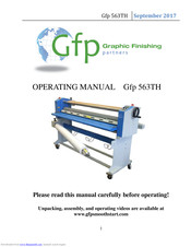 Gfp 563TH Operating Manual