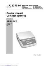 KERN FCE 3K1 Service Manual