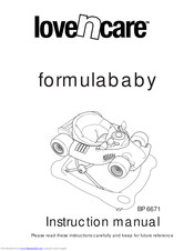 Love N Care Formula Baby Instruction Manual