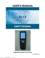 Opticon H15 User Manual