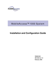 MobileAccess NMS-SW-SERVER Installation And Configuration Manual