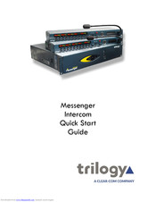 Trilogy Communications Messenger Quick Start Manual