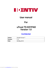 Identiv 8230 User Manual