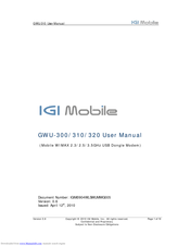 IGI Mobile GWU-300 User Manual