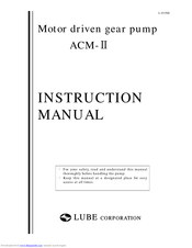 LUBE ACM-II Manual