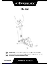 Exerpeutic 1302.7 Owner's Manual