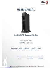 Sy-G Contender 3 KVA User Manual