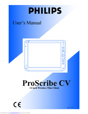 Philips ProScribe CV User Manual