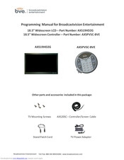 BVE AXSPVSC-BVE Programming Manual