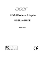 Acer UWA3 User Manual