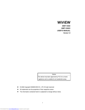 Sigmacom WiViEW WMT-1000I User Manual