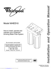 Whirlpool WHED10 Installation And Operation Manual