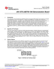 Texas Instruments LM2745-19A User Manual
