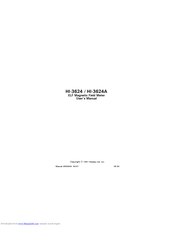 Holaday Industries HI-3624A User Manual