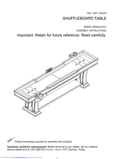 Well Universal SWS221521 Assembly Instructions Manual