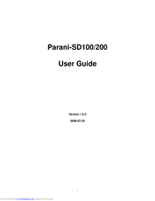 Sena Parani-SD100 Manuals | ManualsLib