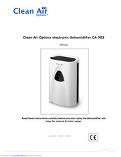 Clean Air Optima CA-703 User Manual