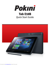 Pokini tab E10B Quick Start Manual