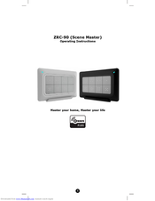 Remotec ZRC-90 Scene Master Operating Instructions Manual