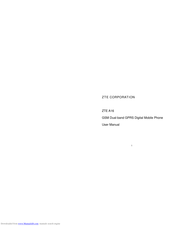 Zte A16 User Manual