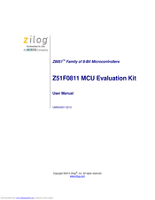 ZiLOG Z51F0811 MCU User Manual