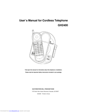 Southwestern Bell GH2400 User Manual