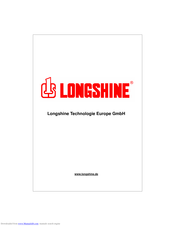 Longshine LCS-GS-9316 Installation And Use Manual