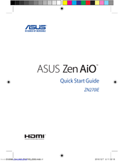 Asus Zen AiO Quick Start Manual