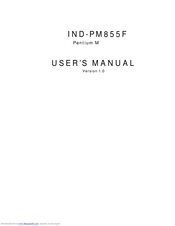 Indocomp Systems IND-PM855F User Manual