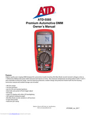 ATD Tools ATD-5585 Owner's Manual
