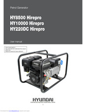 Hyundai Hirepro HY10000 User Manual