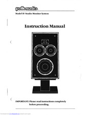 Polk Audio 10 Instruction Manual