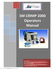 SM CONTACT SM CRIMP 2000 Operator's Manual