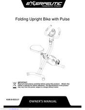 exerpeutic therapeutic fitness bike manual