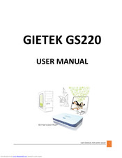 GIETEK GS220 User Manual
