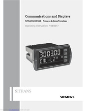 Siemens SITRANS RD300 Operating Instructions Manual