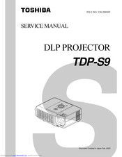 Toshiba TDP-S9 Service Manual
