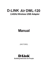 D-Link Air DWL-120 Manual